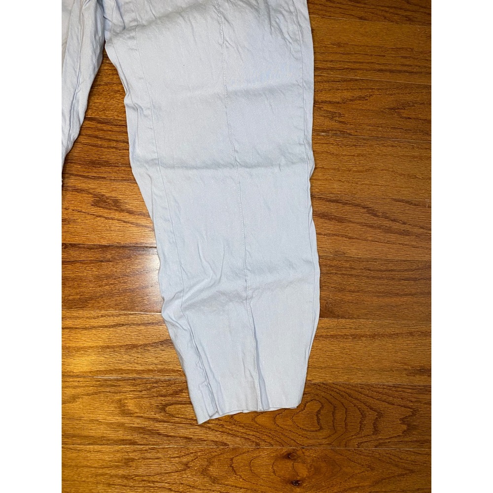 J Jill Linen Stretch Light Gray Pants Size Medium‎ - Picture 3 of 10
